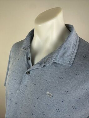 Travis Mathew Men’s Performance Golf Polo w/ Scattered Dot Graphic